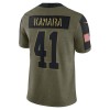 New Orleans Saints Tröjor Alvin Kamara 41 Nike 2021 Salute to Service - Herr